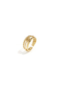 Ring met minimalistisch gedraaid detail