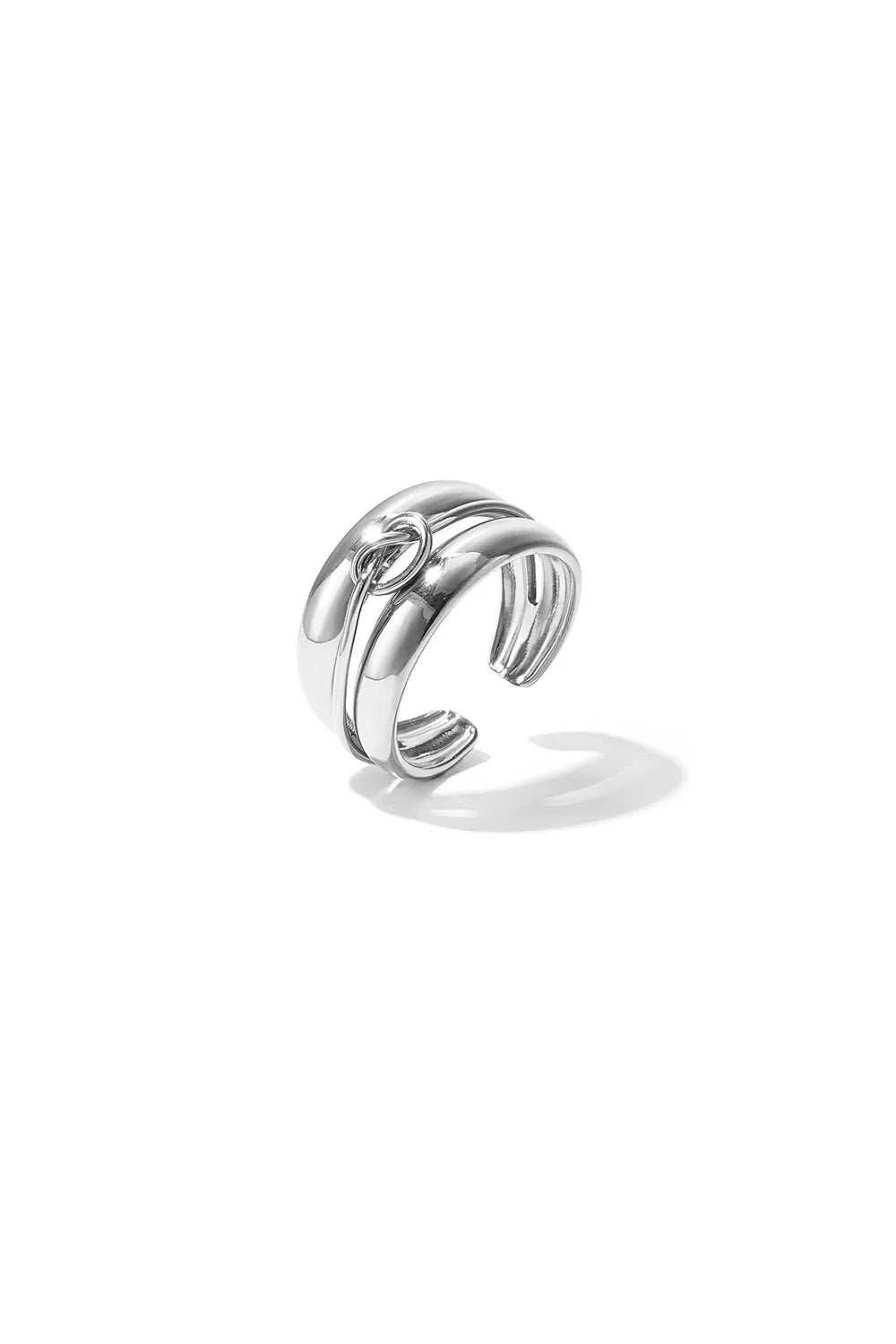 Gelaagde ring met knoop