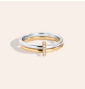 2 lagen ring met slot