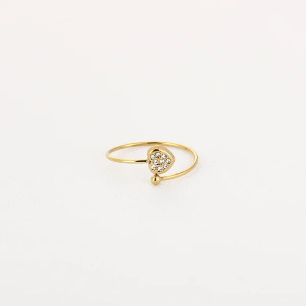 Basic ring met zirkonia
