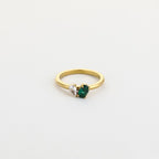 Vintage ring met diamant