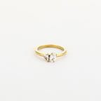 Vintage ring met diamant