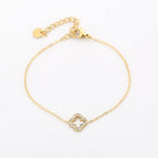 Sparkling clover armband