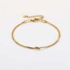 Armband met knoopje