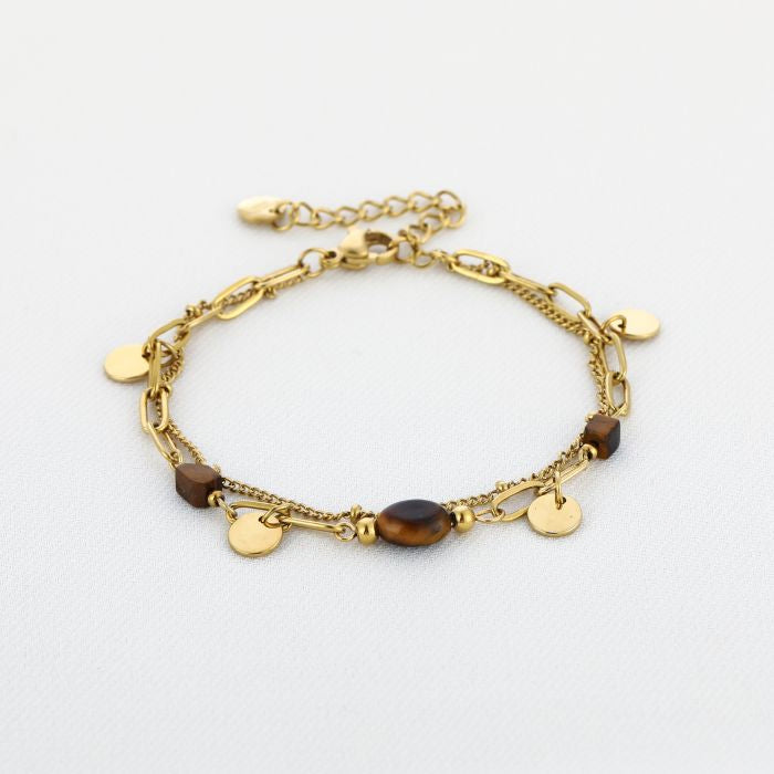 Natuursteen armband