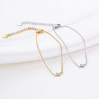Strass kruisje armband