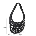 Schoudertas met studs