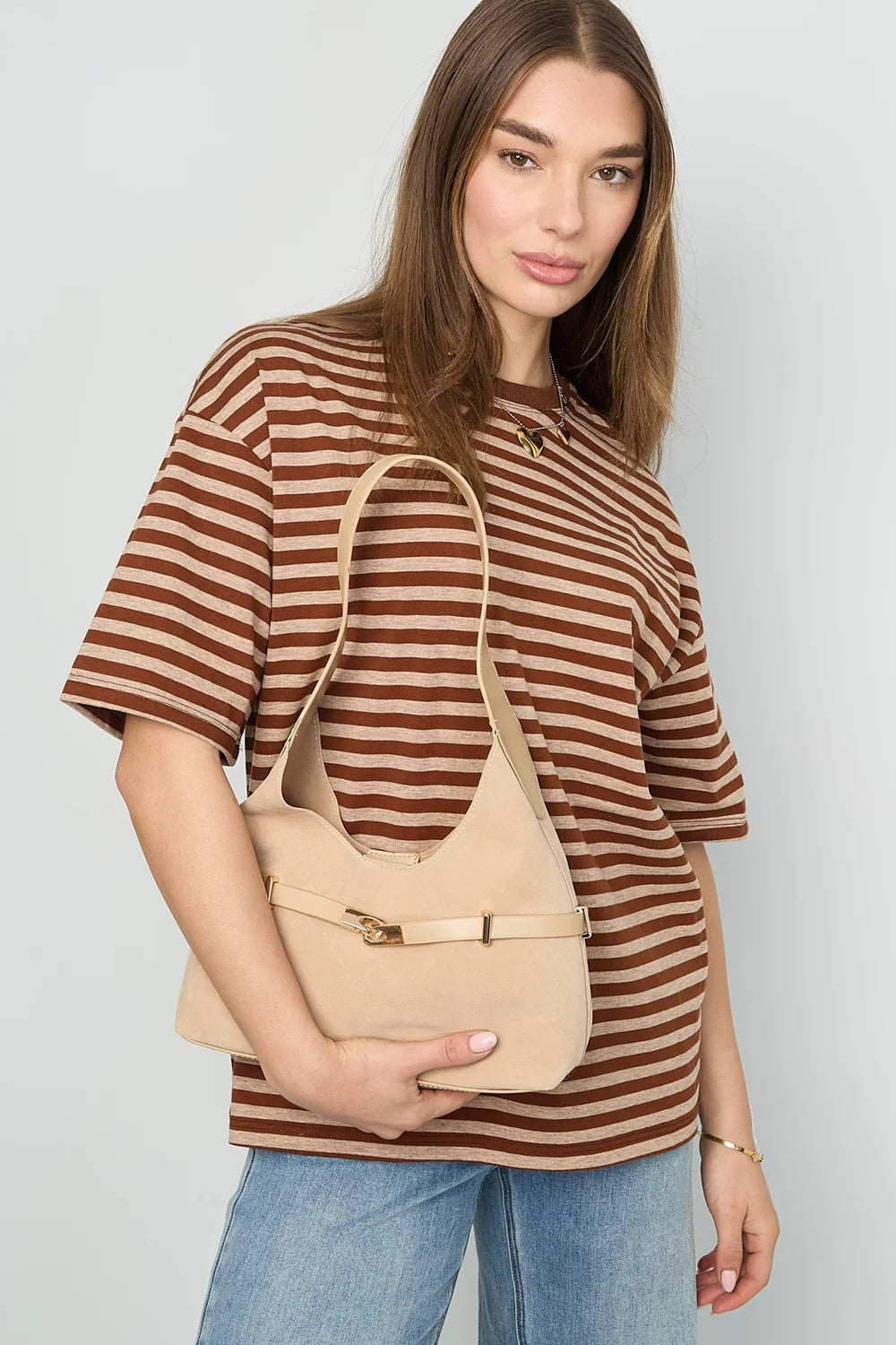 Casual suède tas
