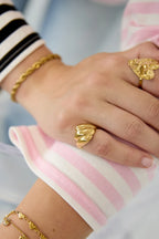 Statement ring met bubbels