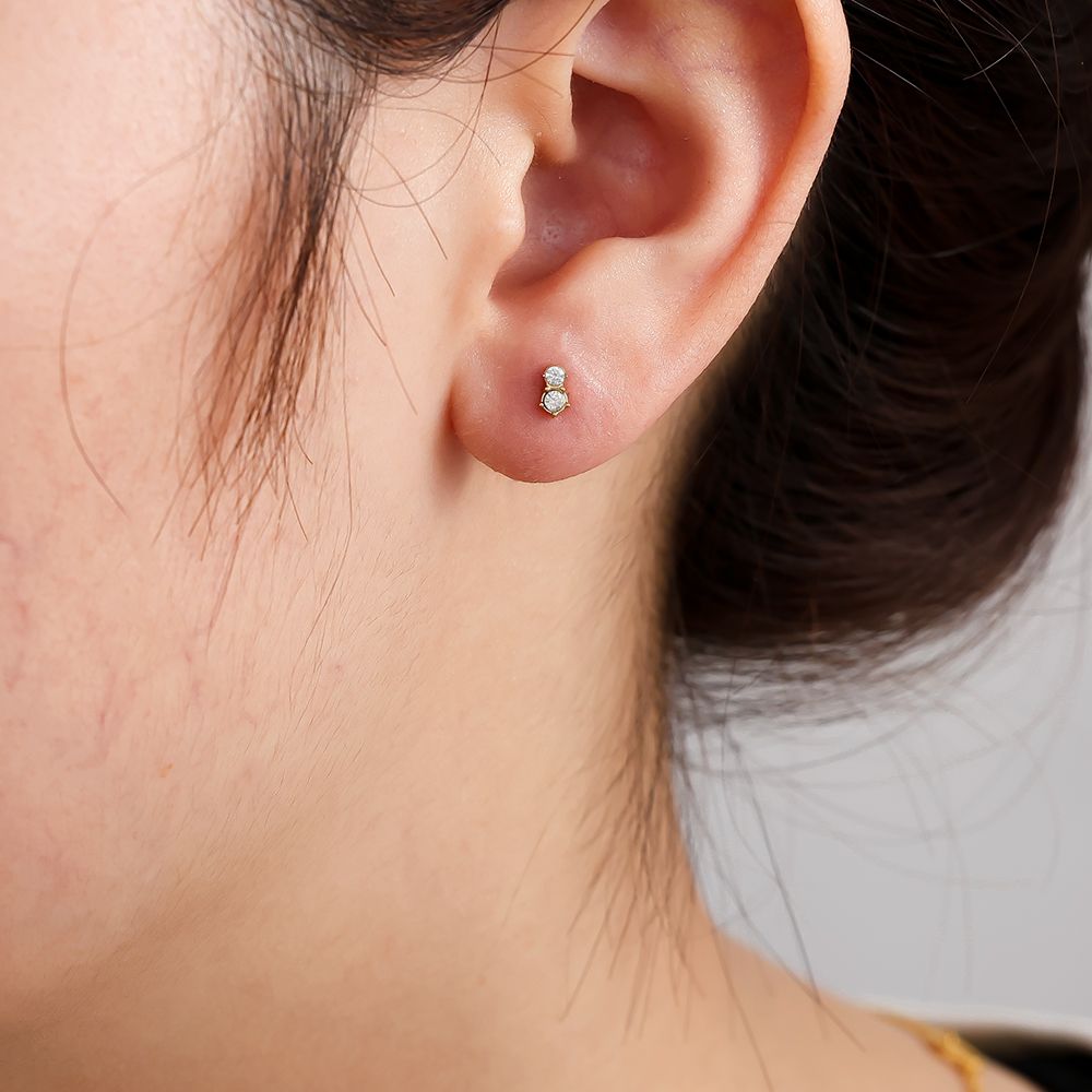 Diamond dots piercing